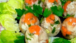 Рецепт Заливные яйца