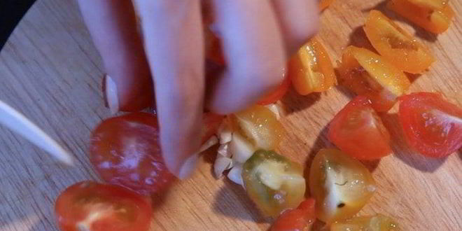 Рецепт запеченой феты с овощами