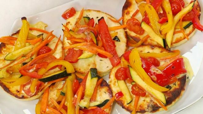 Рецепт Запеченный адыгейский сыр с овощами