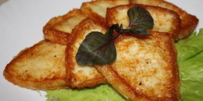 Рецепт жареный сулугуни