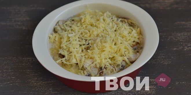 Рецепт жульен с курицей и грибами