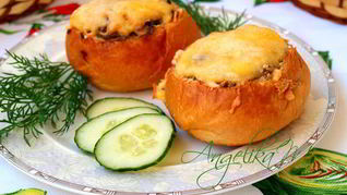 Рецепт Жульен в булочках