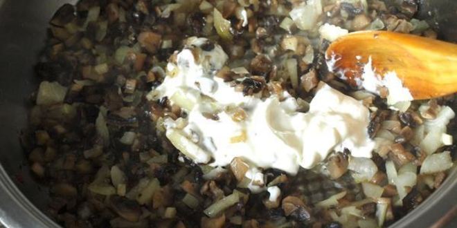 Рецепт жульен в булочках