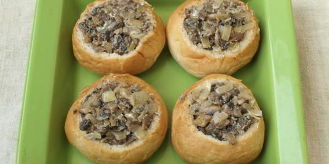 Рецепт жульен в булочках